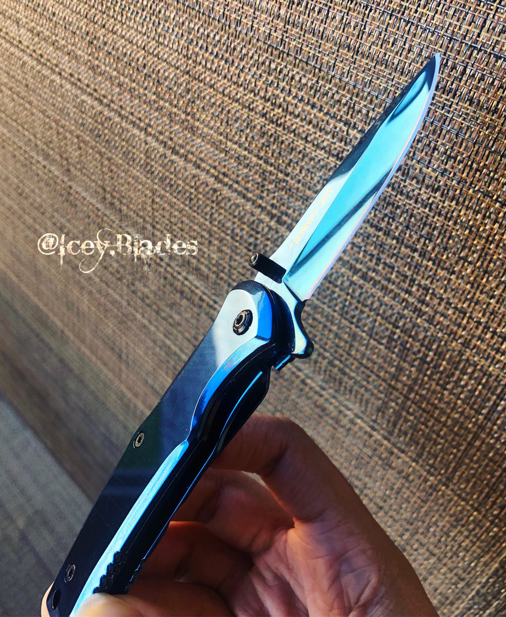 Royal Blue Pocket Knife